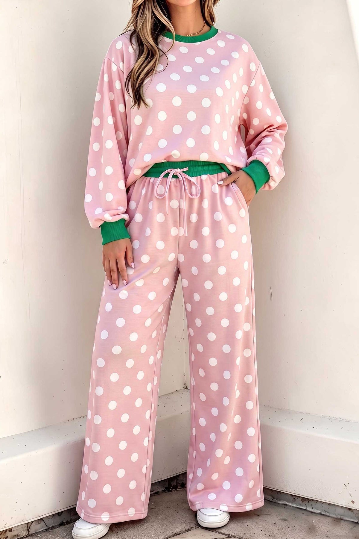 Sunday Sweetheart Polka Dot Set