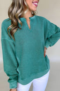 The Everyday Notched Neck Sweatshirt