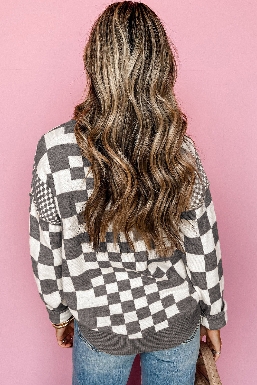 The Checkered Cozy Sweater