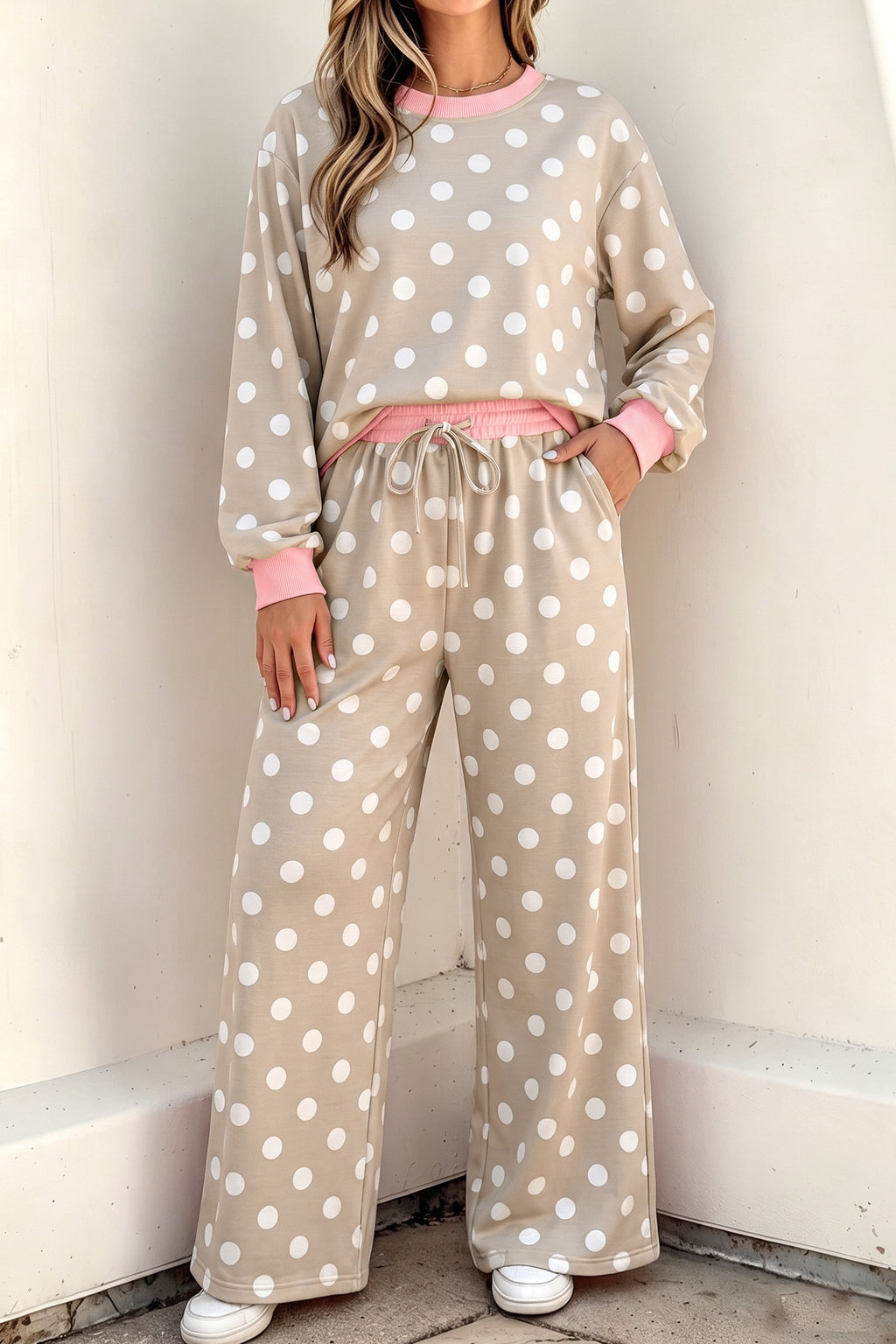 Sunday Sweetheart Polka Dot Set