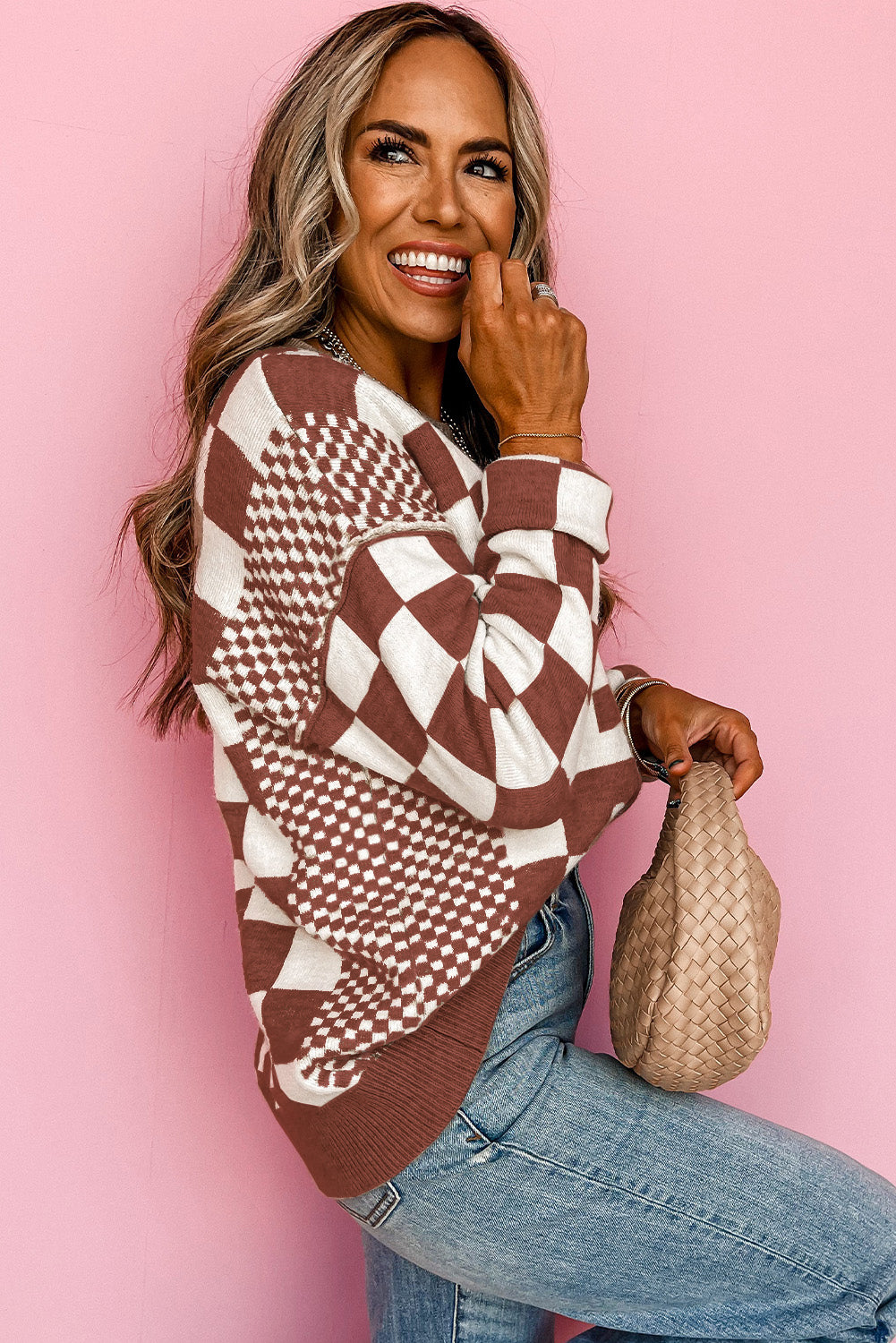 The Checkered Cozy Sweater