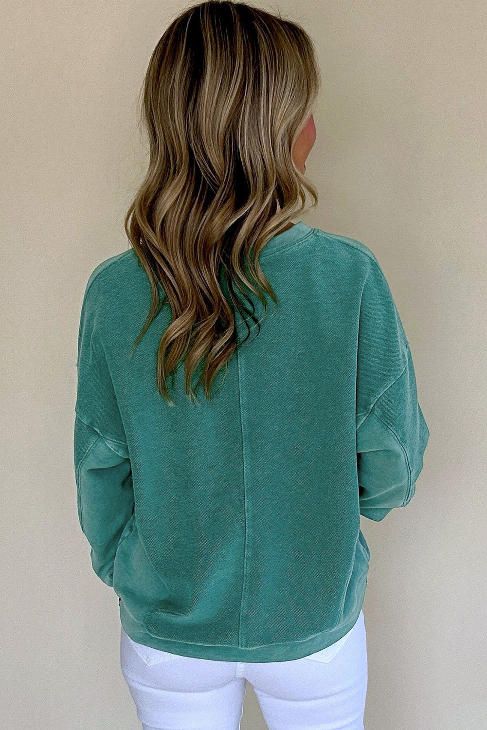 The Everyday Notched Neck Sweatshirt