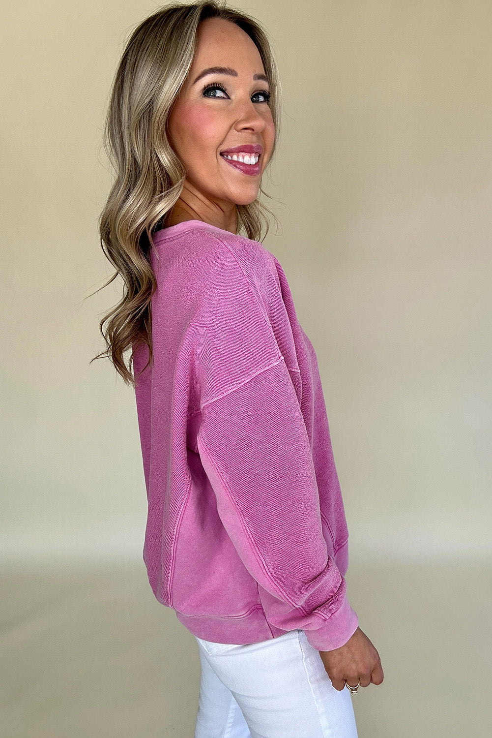 The Everyday Notched Neck Sweatshirt